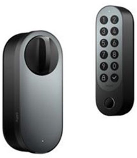 Aqara Smart Lock U200 Kit - Zwart - Slim Deurslot - Vingerafdruk & Pincode - Apple Home Key - Bluetooth & Matter