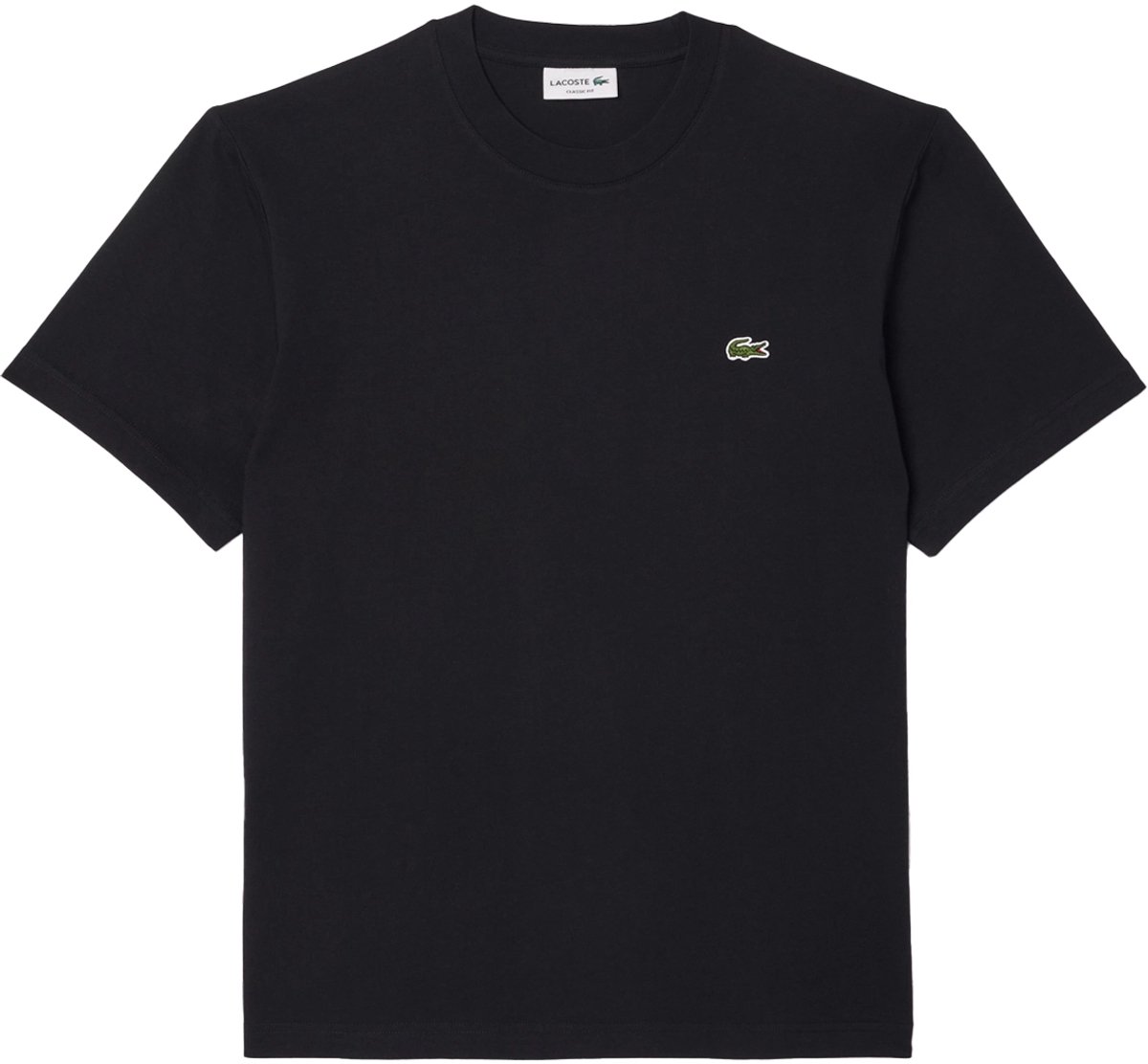 Lacoste 1ht1 Men’s Tee-shirt Polo’s & T-shirts Heren Polo shirt – 3XL Zwart