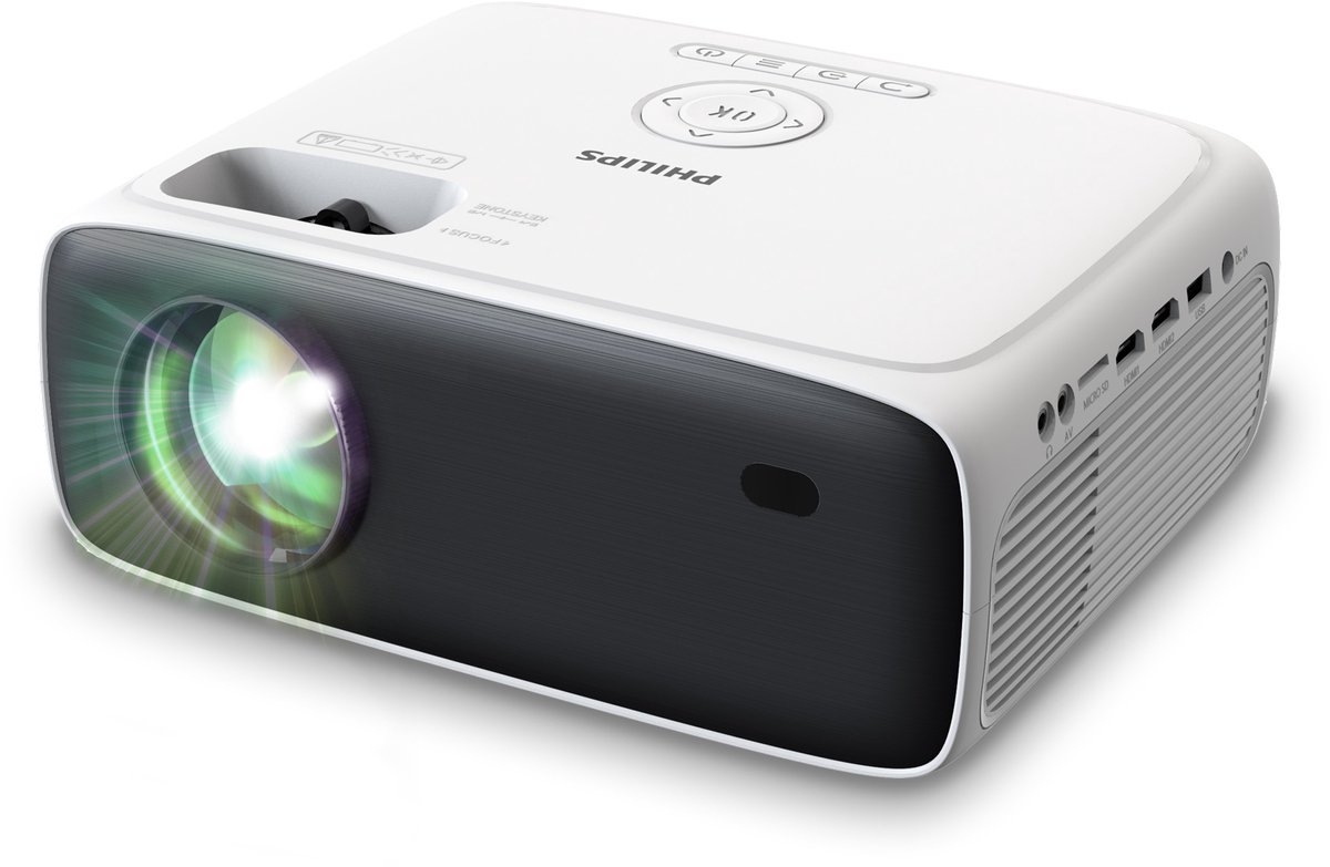 Philips NeoPix 200 Projector met korte projectieafstand 200 ANSI lumens LCD 1080p (1920x1080) Wit