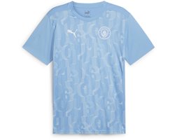 Puma Manchester City Fc 24/25 Voor De Wedstrijd T-shirt Met Korte Mouwen Blauw L