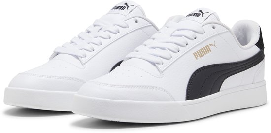 PUMA Puma Shuffle Unisex Sneakers - Puma White-Puma Black-Puma Team Gold