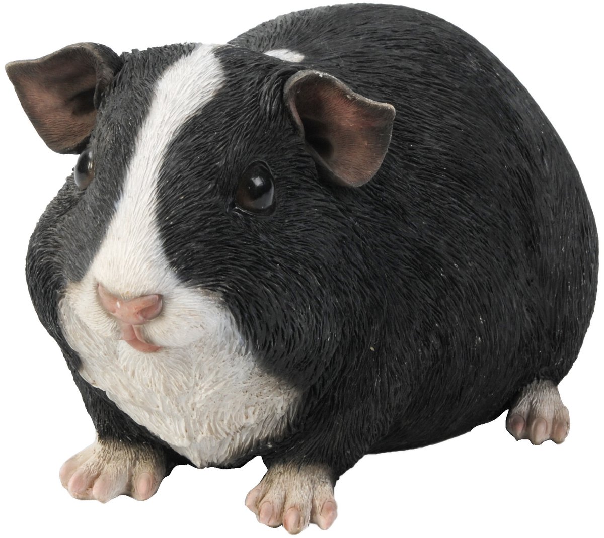 HotAnt Tuinbeeld dieren - Cavia zwart (Polystone) - Voor buiten - Tuin decoratie - Cadeau