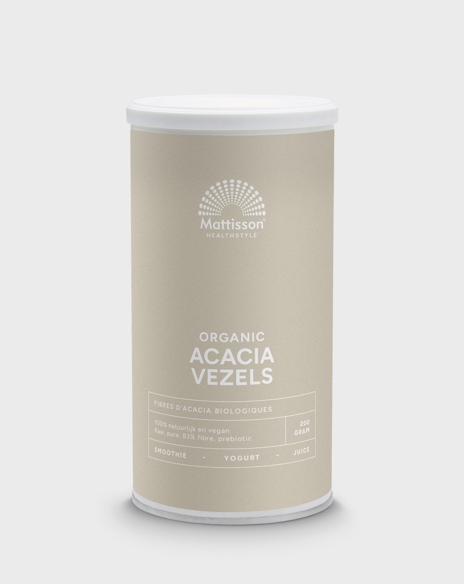 Goedkoopste Mattisson - Biologische Acacia Vezels - 83 Vezels - Prebiotica - 200 Gram