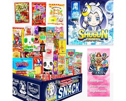 40 Stuks Japanse Snacks en Snoep - Popin Cookin en Kawaii Dagashi Box