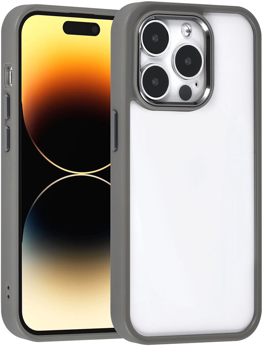 UNIQ Accessory iPhone 14 Pro Backcover hoesje - Grijs