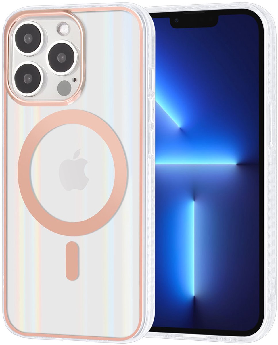 Apple iPhone 13 Pro TPU Backcover hoesje - Rose Gold