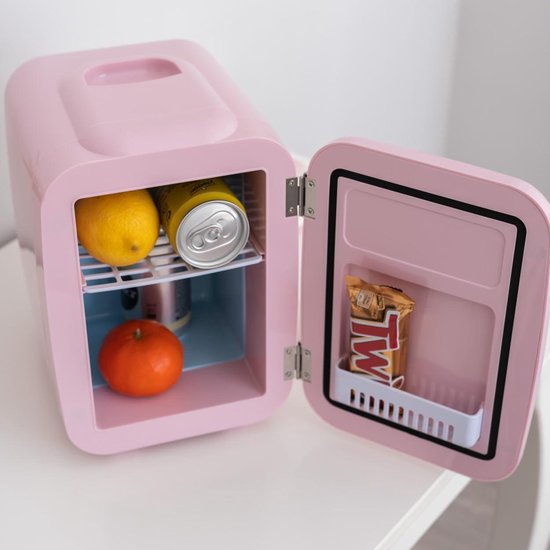 4L Mini Koelkast - Kleine Koelkast 12V/220V Cosmetische Koelkast Warm en Koud Functie Skincare Fridge Minikoelkast Voor Kamer. van Four&Roses — afbeelding 2