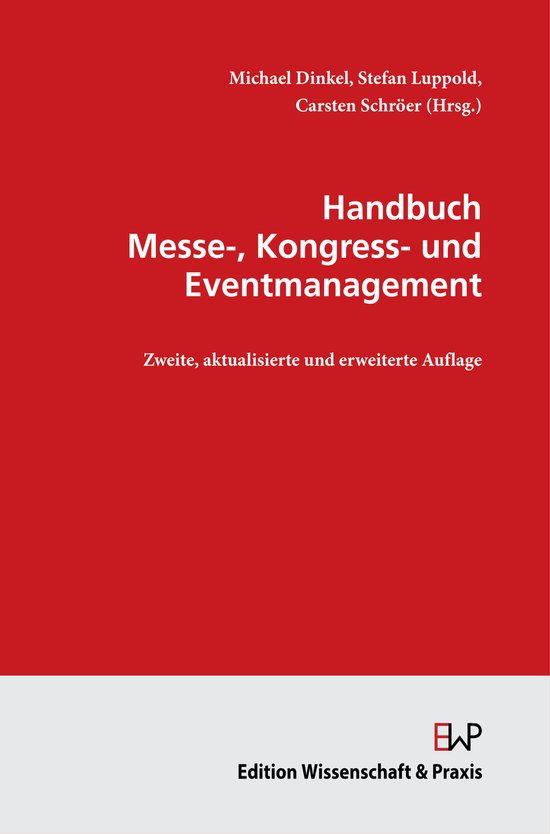 Handbuch Messe-, Kongress- und Eventmanagement. - cover
