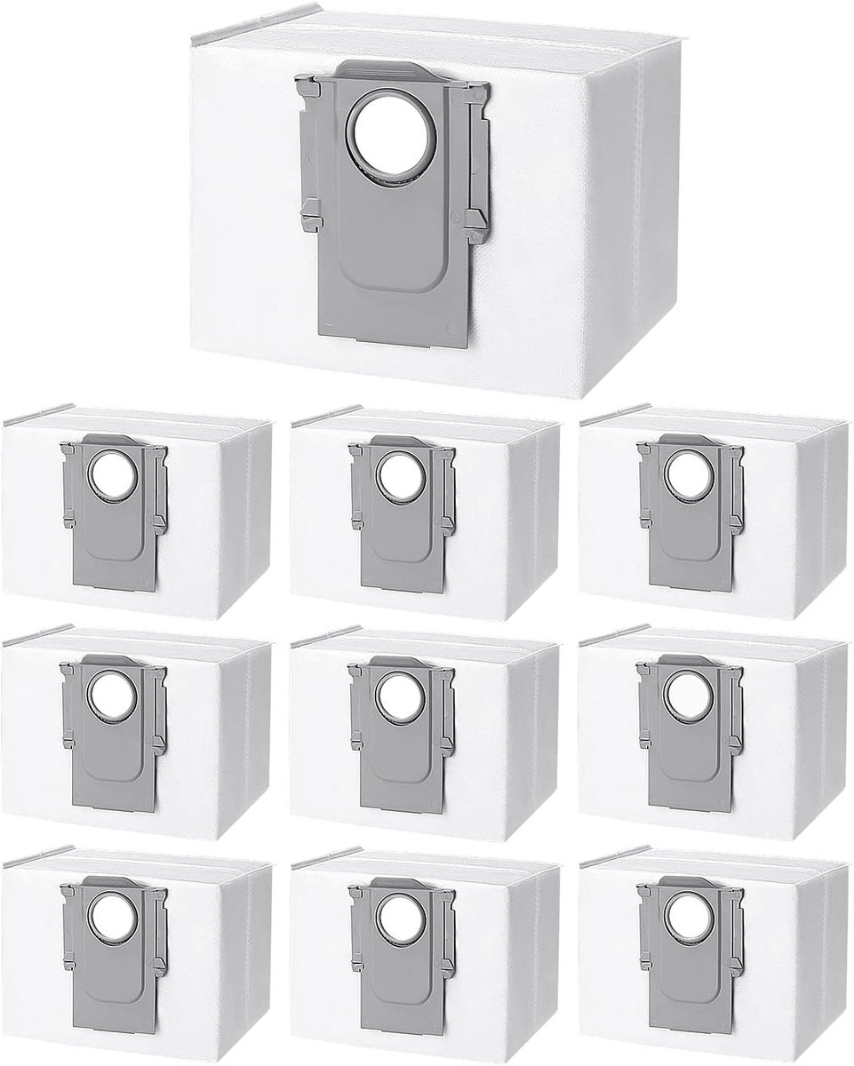 Set van 10 vervangende stofzuigerzakken voor diverse modellen - Hoge capaciteit en optimale filtratie