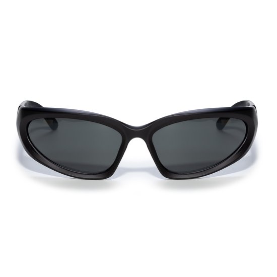 Zonnebril - Zonnebrillen - Festival bril - Rave bril - Glasses - Sportief model - Zwart - Zwarte glazen van Onbekend — afbeelding 2