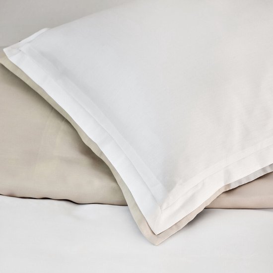 Walra Dekbedovertrek Classy Tencel - 200x220 - 65% Tencel / 35% Katoen BCI - Off White / Beige van Walra — afbeelding 3