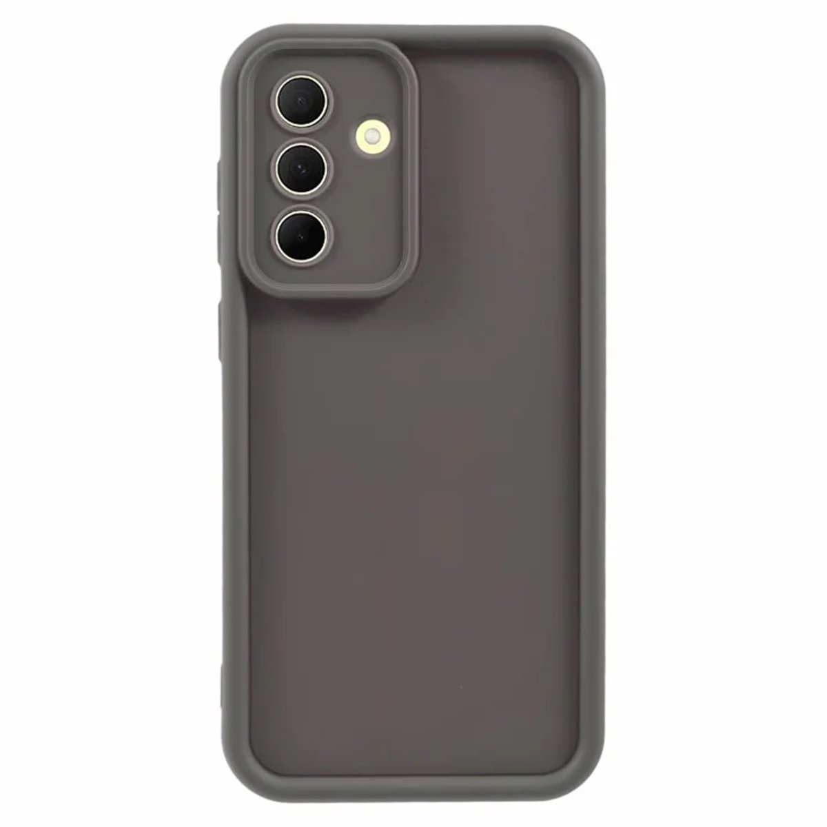 Hoesje voor Samsung Galaxy A36 - Phonesta Grooved Silicone Back Cover - Bruin