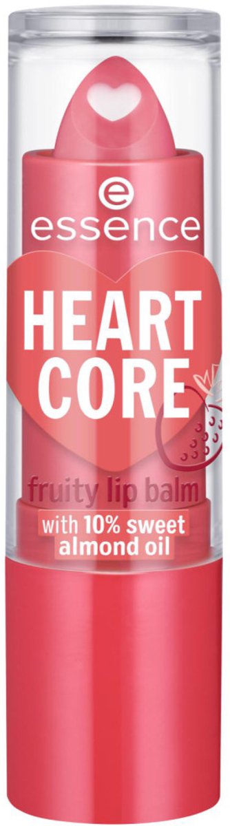 Essence - Lippenbalsem Heart Core Fruity - 02 Sweet Strawberry