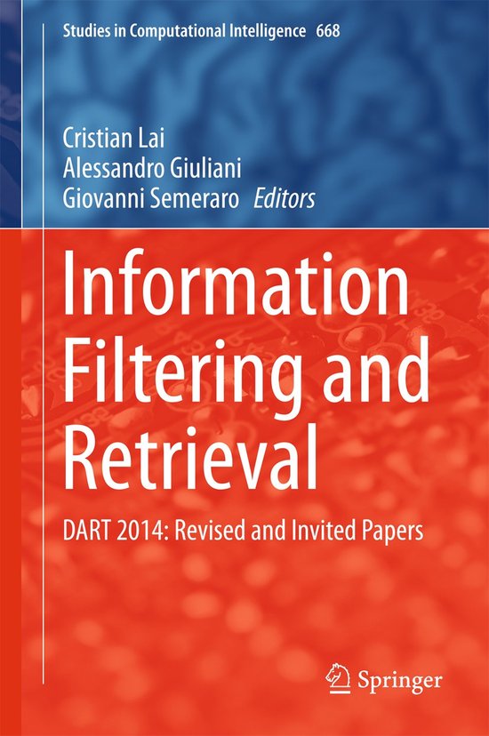 Information Filtering and Retrieval - cover