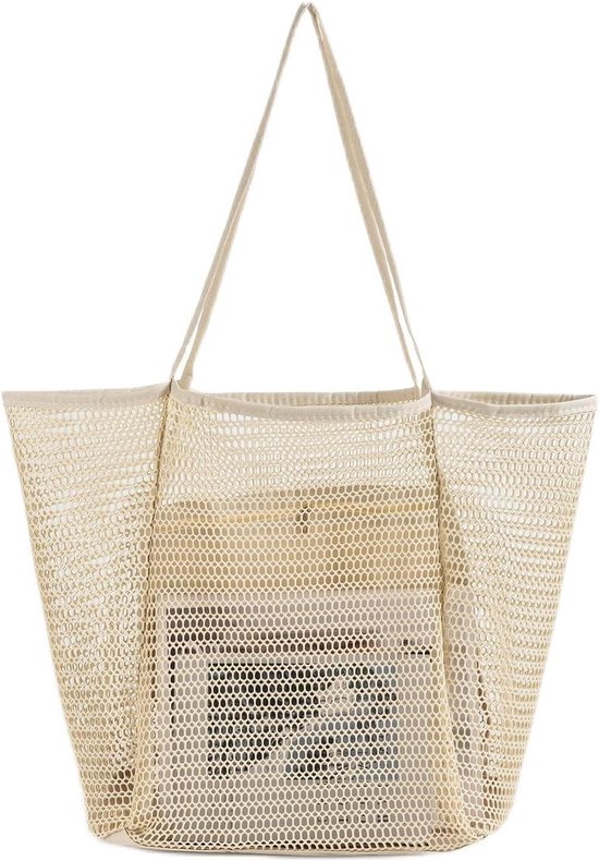 Strandtas van rond stro voor dames - Mijn Rugzak