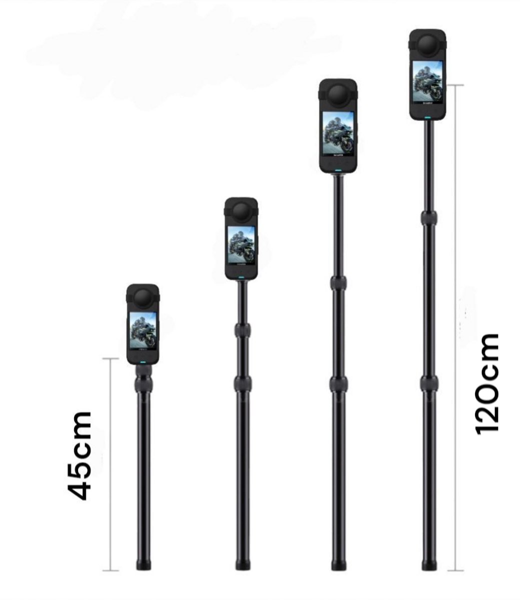 NEWFUN Kamera Halterung, Zubehör für insta360 x4, Motorrad Kit für