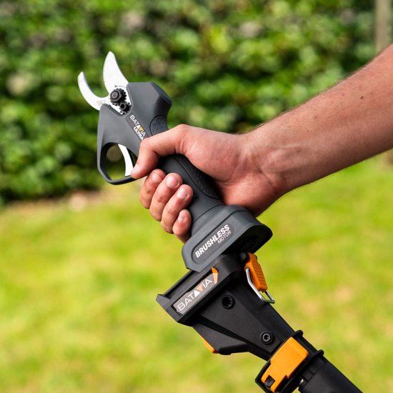 Batavia Accu 18V Nexxcut Brushless Takkenschaar 30mm- Excl. Accu en Oplader - Elektrische Snoeischaar - Bloemenschaar - Tuinschaar - Boomschaar - Ingebouwde veiligheidsschakelaar - stopt bij aanraking met vingers - Ultra van Merkloos	 — afbeelding 3