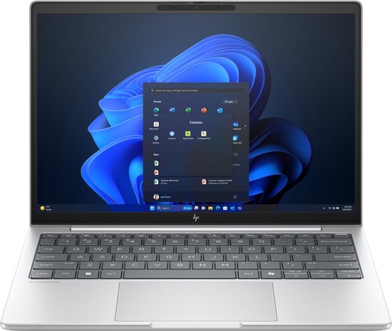 HP EliteBook 8 G1i 13 AI Copilot+ PC Intel Core Ultra 7 255U Laptop 33,8 cm (13.3") WUXGA 32 GB LPDDR5x-SDRAM 1 TB SSD Wi-Fi 6E (802.11ax) Windows 11 Pro AI PC Zilver - HP - Hoofdafbeelding