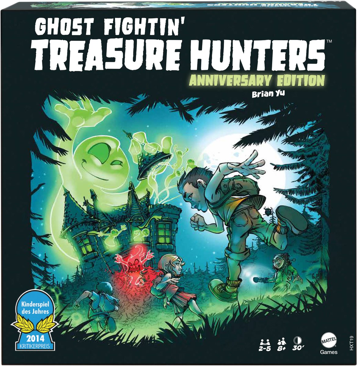 Games Ghost Fightin' Treasure Hunters Anniversary Edition, Bordspel, Strategie, 8 jaar, 30 min, Familiespel