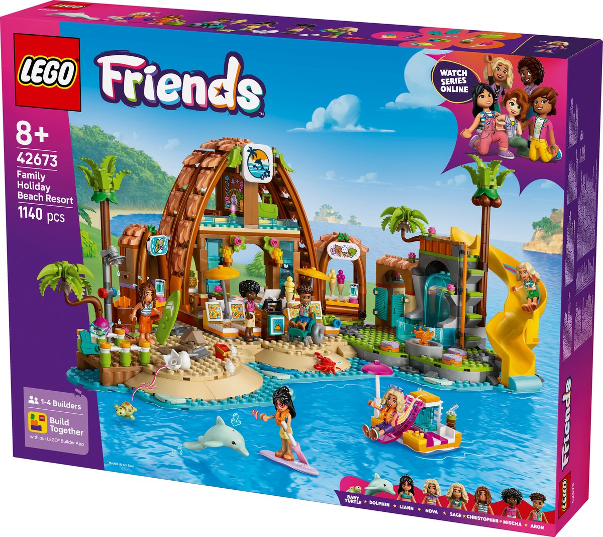 LEGO® Friends Strandresort, Bouwset - 42673 — afbeelding 13