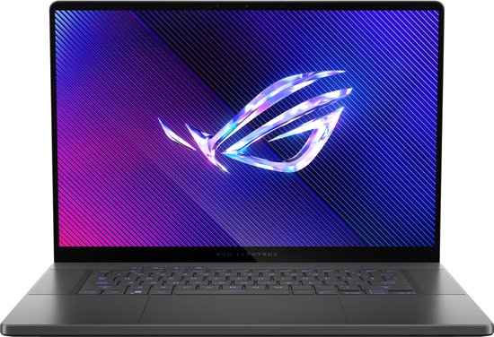 ASUS ROG Zephyrus G16 GU605CR-QR112W - Laptop - 16" WQXGA - OLED - Intel Core Ultra 9 285H - NVIDIA GeForce RTX 5070 Ti - 32 GB DDR5 - 2 TB SSD - Windows 11 Home - QWERTY - zwart