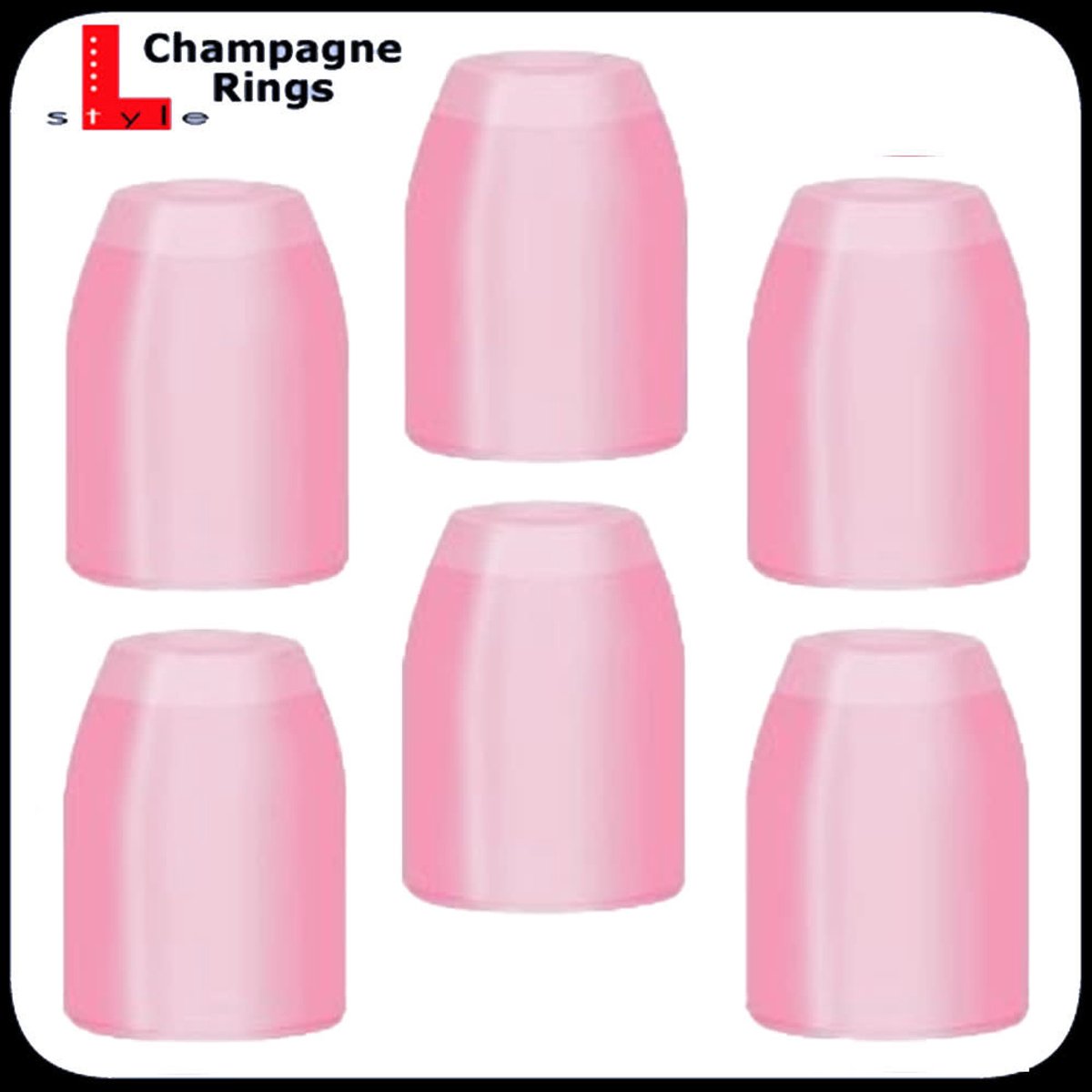 L Style Champagne Rings - Geel