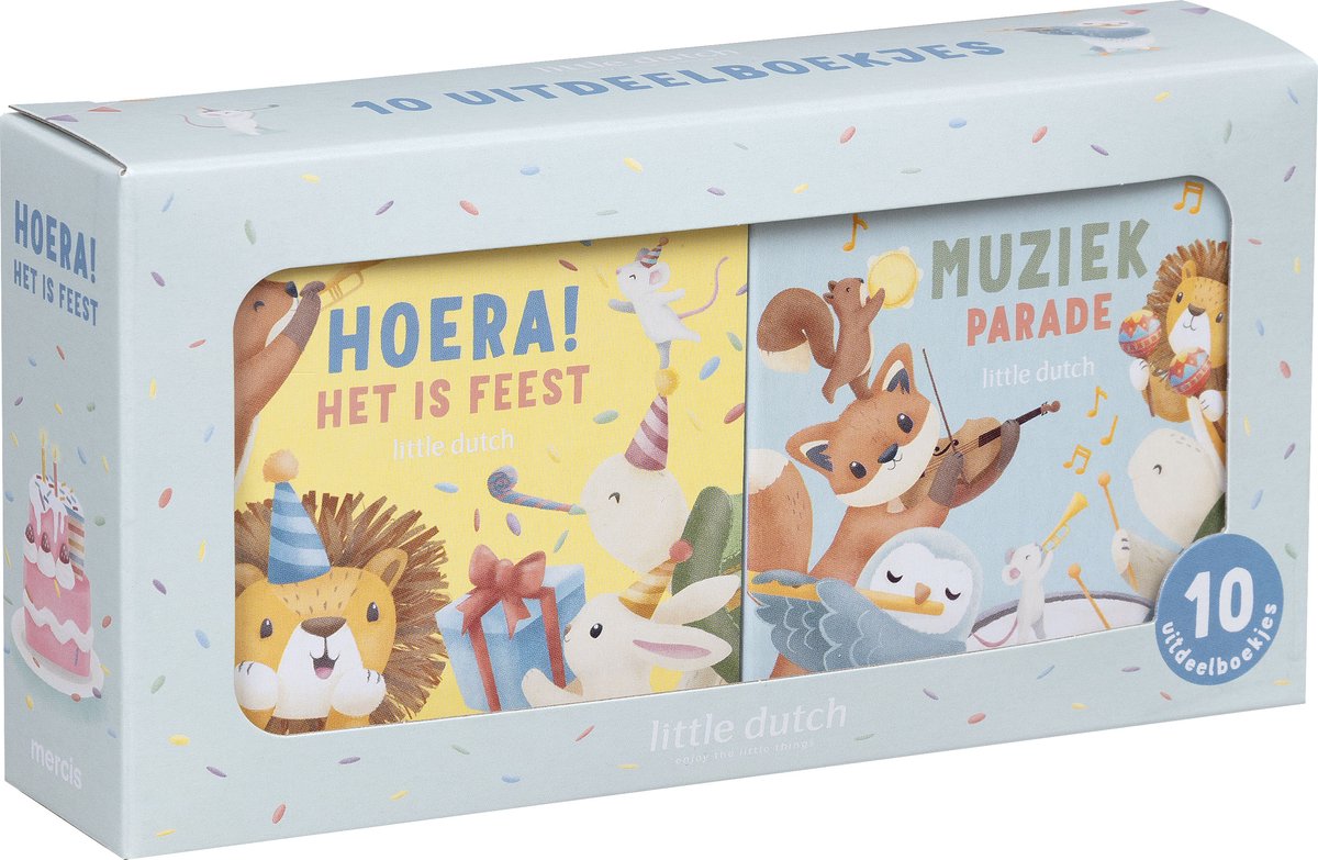 Omslag van Little Dutch - Little Dutch uitdeelboekjes - hoera! het is feest & muziekparade