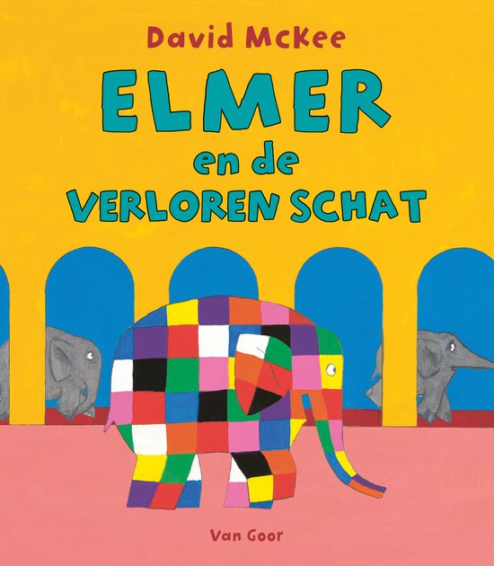 Elmer - Elmer en de verloren schat - cover