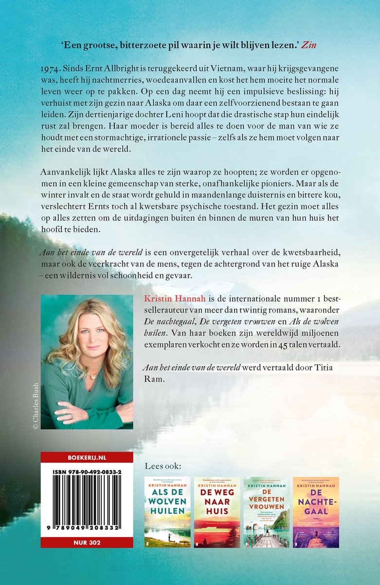 Aan het einde van de wereld - back cover