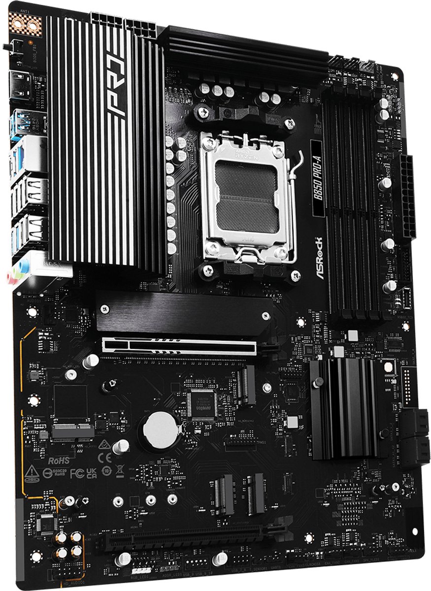 Asrock B850 Pro-A - Moederbord - Atx - Amd B850 - Socket Am5 - Ddr5 - Realtek - afbeelding 5