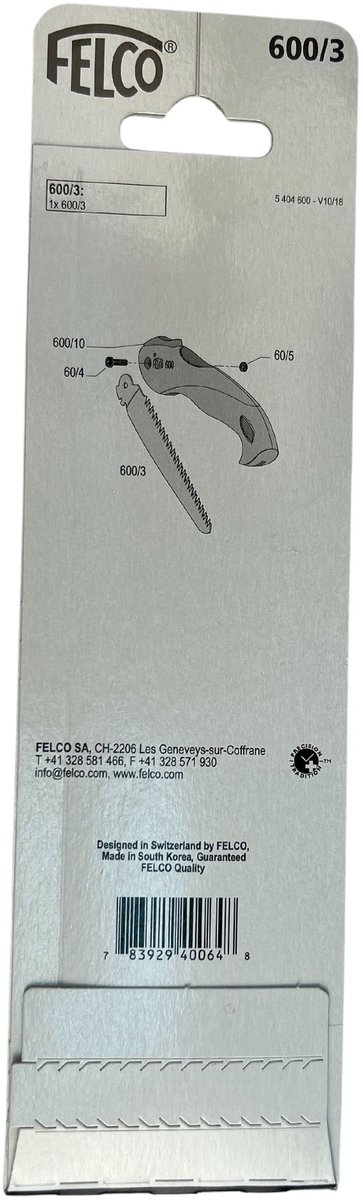 FELCO 600/3 Reserveblad voor plooizaag FELCO 600 van Felco — afbeelding 2