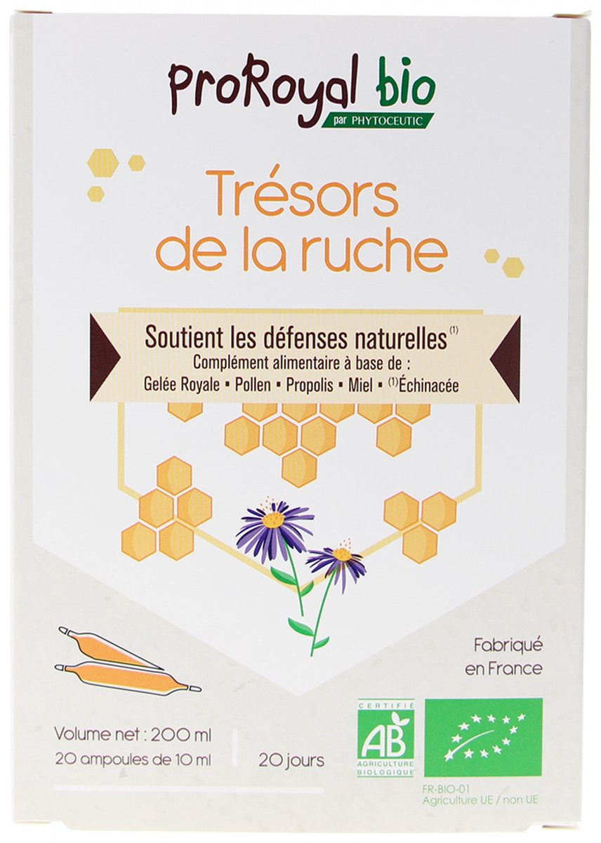 Phytoceutic ProRoyal Bijenkorf Verdedigingen Organisch 20 Flacons
