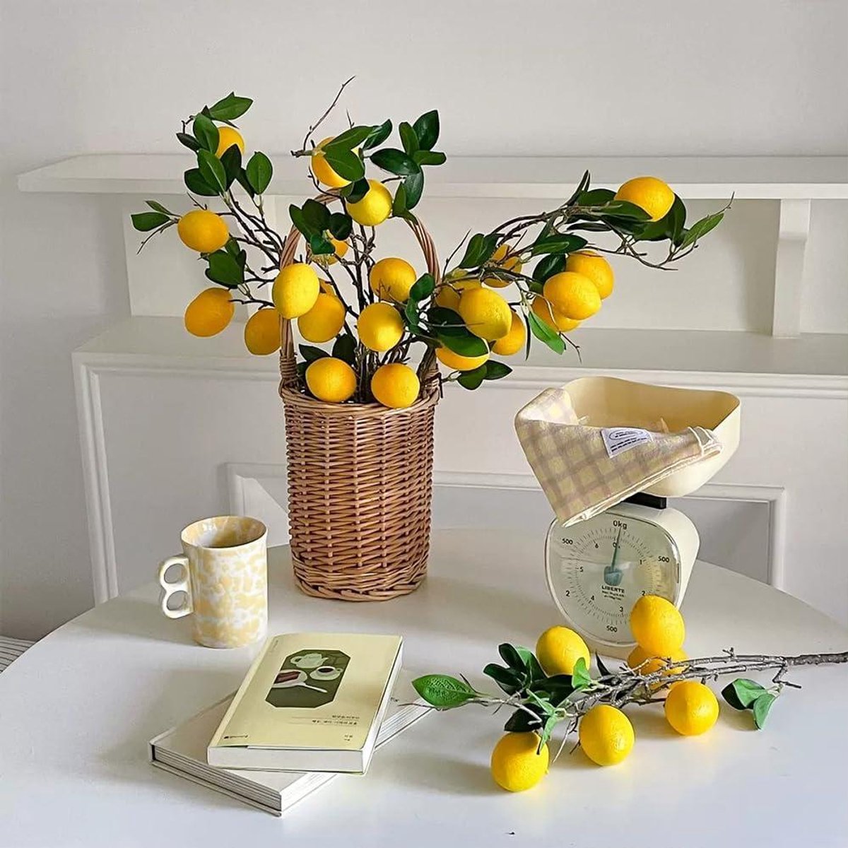 30 Stuks Kunstmatige Plastic Citroenschijfjes Realistische Simulatie Citroen Decoratieve Fruit Bruiloft Ornam Yvan