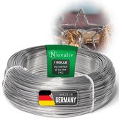 VynyQoo 3mm Aluminiumdraad, 12M Zilver Buigzaam en Flexibel Aluminium Craft Draad, Zilverdraad Voor Knutselen Voor DIY beeldhouwen, bloemstukken, sculptuurframes, modelleren en draadkunstprojecten