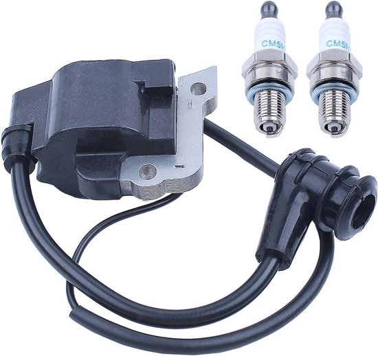 Titel: Ontstekingsmodule met bougieset 2 stuks voor Honda GX35 UMK435 CQ35 (30500-Z0Z-013) heggenschaar met motormotor van Merkloos	 — afbeelding 2
