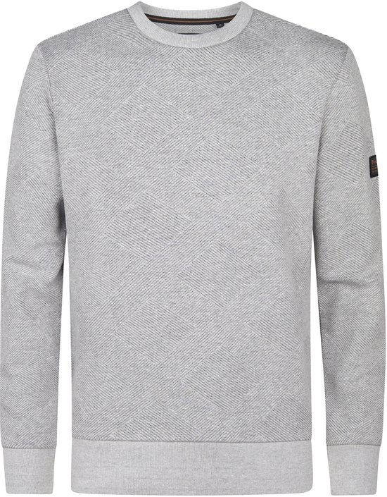 Petrol Industries - Pull côtelé homme Estes - Grijs - Taille XXL