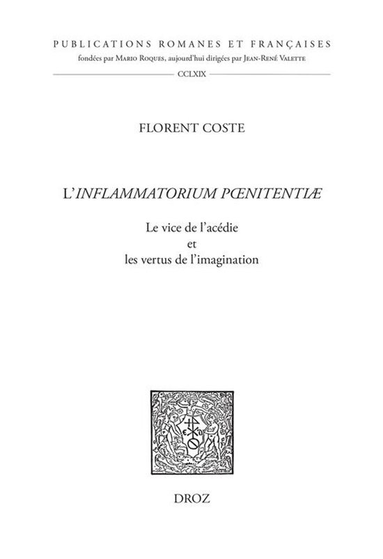 Publications Romanes et Françaises - L'Inflammatorium pœni ... - cover