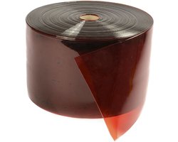 Rubbermagazijn - PVC Strokengordijn - rood 300x3mm - Lengte 5 meter - Kunststof Lamellengordijn