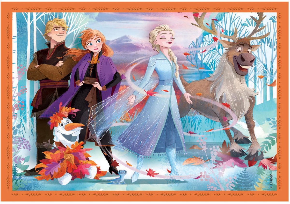 Clementoni - Puzzel - 4 in 1 - Frozen - Puzzel Voor Kinderen - Supercolor — afbeelding 10