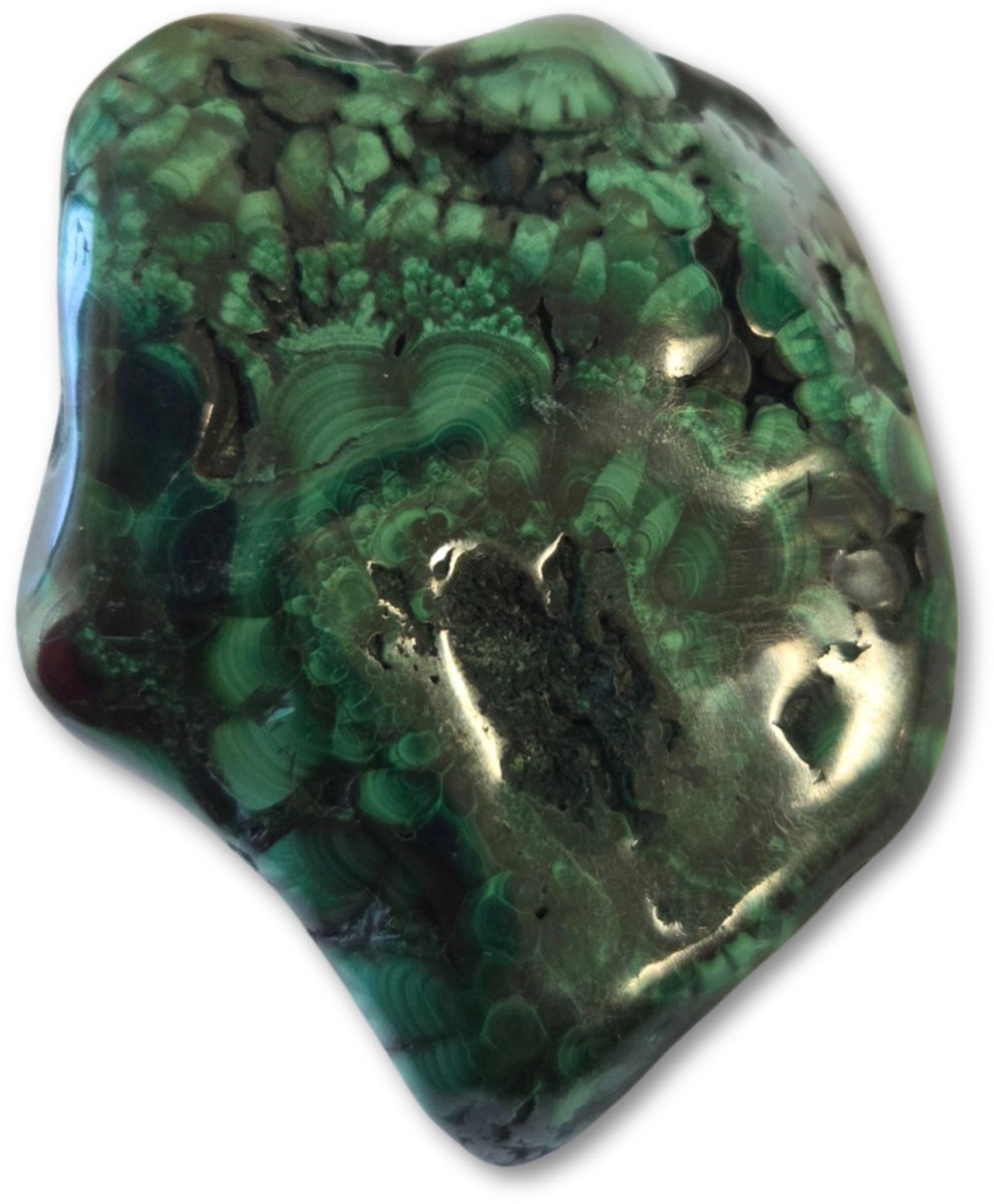 Ruben Robijn Malachiet sculptuur nr.24 Groen