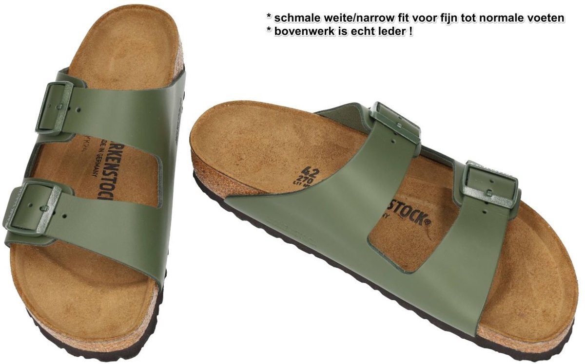 Birkenstock -Heren – pantoffels & slippers Groen