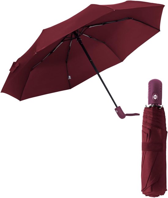 Regenparaplu's Paraplu Winddichte Paraplu Winddichte Opvouwbare Regenparaplu Voor Heren, Dames, 12 Ribben Compacte Reisparaplu Met UV-bescherming Tegen De Zon Paraplu's Krachtig (Color : Grün