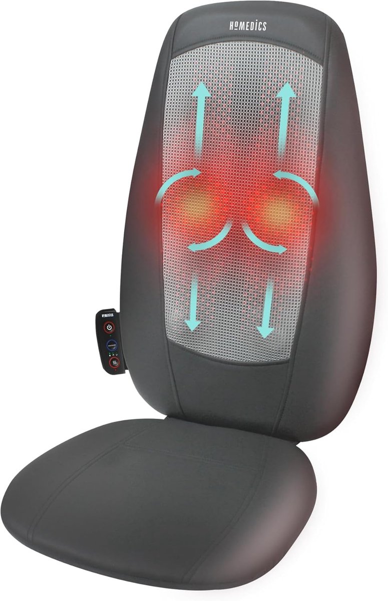 Goedkoopste Verstelbare Shiatsu Massagestoel voor Rug en Schouders met 3 Soorten Massage en Warmtefunctie