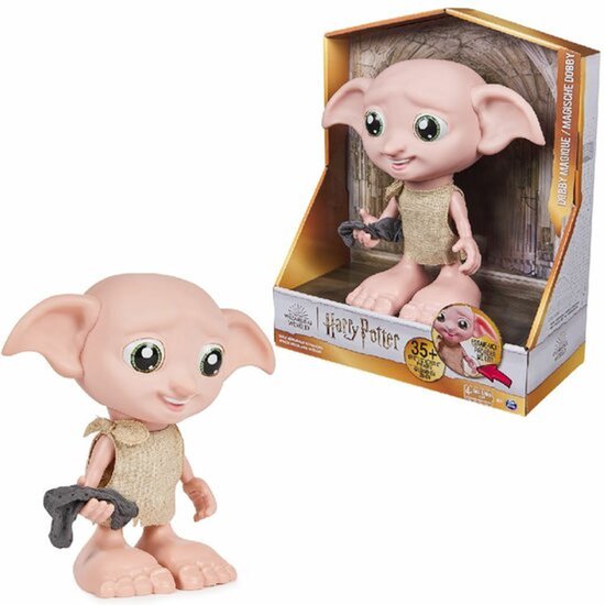 Rainbow Designs Dobby Pluche – Harry Potter Knuffel Met Kussensloop, Zacht En Knuffelig Vanaf Geboorte