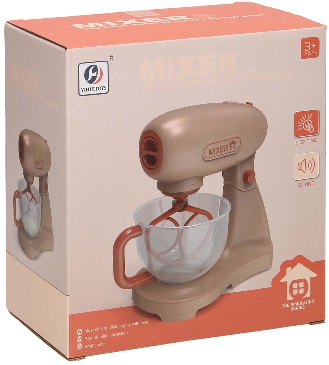 Blender speelgoed keukenmixer met licht en geluid - interactief kinderspeelgoed.