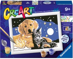 foto van Ravensburger CreArt Stargazing Sweetness - Schilderen op nummer voor kinderen