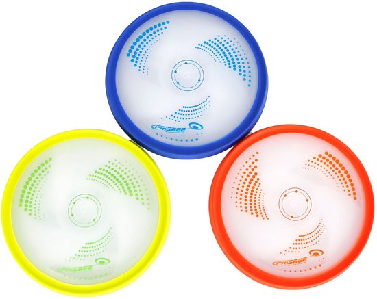 Gametime transparante frisbee - 22 cm - 1 exemplaar - ultimate frisbee - ring - spel - zomer - buiten