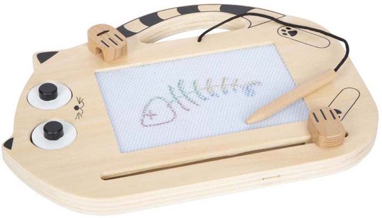 Foto: Small foot magnetisch tekenbord hout