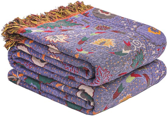 Bohemian Sofa Grote Bed Sprei, 100% Biologisch Katoen Zachte Bohemian Sofa Grote Bed Sprei, 100% Biologisch Katoen Zachte