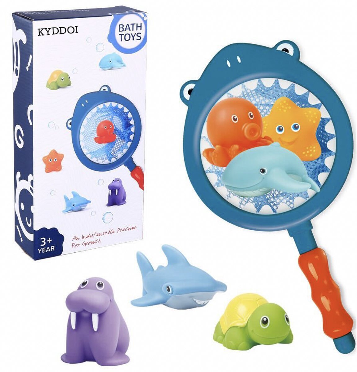 KYDDOI Badspeelgoed - Visspeelgoed - Temperatuurgevoelige kleurveranderende speeltjes - 7 stuks - Baby Cadeau - Baby Speelgoed – Peuter Speelgoed